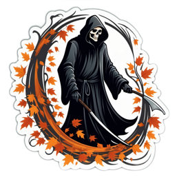 fantasy skull leaves SVG PNG design with clean design elements, black and white floral elements