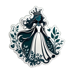 queen nature SVG PNG design with clean design elements