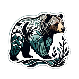 grizzlybear SVG PNG design
