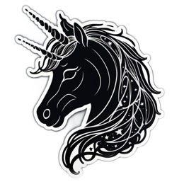 unicorn artistry SVG PNG design with clean design elements