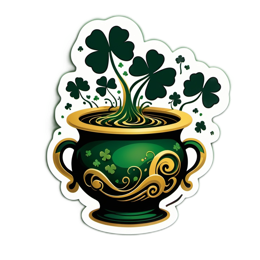 sticker clovers SVG PNG design
