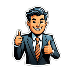 business confidence SVG PNG design with clean design elements