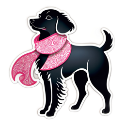 unicorn scarf SVG PNG design