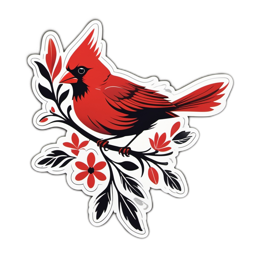 bird flower SVG PNG design with clean design elements