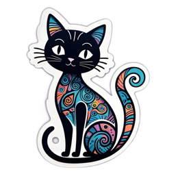 pets artistic cat SVG PNG design