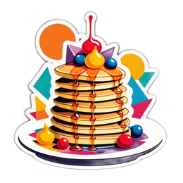 pancakes syrup SVG PNG design