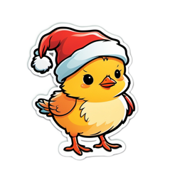 chick santa SVG PNG design