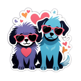 stickers love SVG PNG design