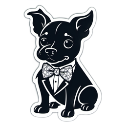 dressed dog SVG PNG design