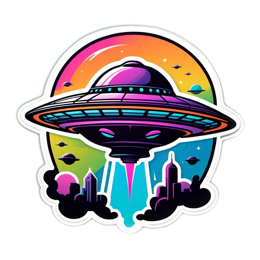 illustration spaceship SVG PNG design with clean design elements