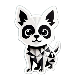 quotes dog sticker SVG PNG design with clean design elements