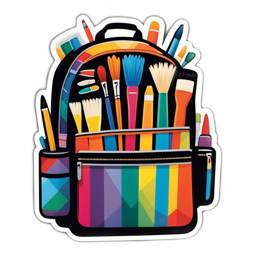 backpack artsupplies SVG PNG design