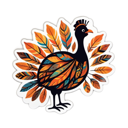 autumn peacock feathers SVG PNG design with clean design elements