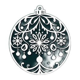christmas ornament SVG PNG design