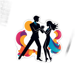 dancing silhouettes SVG PNG design