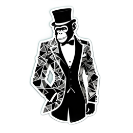 fantasy sophisticated monkey SVG PNG design