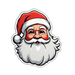 celebration santa SVG PNG design with clean design elements