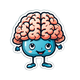 cartoon brain SVG PNG design