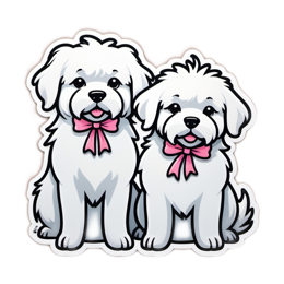 stickers cute dogs SVG PNG design