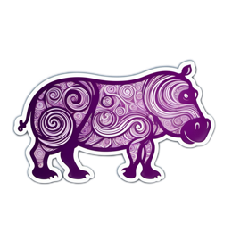 artistic hyppo SVG PNG design with clean design elements