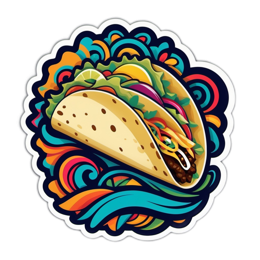 taco artistic SVG PNG design with clean design elements
