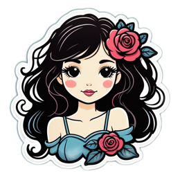 fantasy rose SVG PNG design