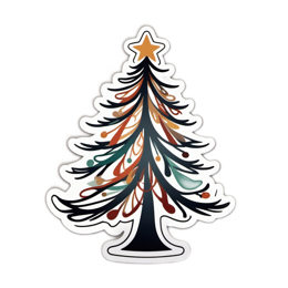 tree star SVG PNG design with clean design elements