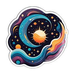 cosmic SVG PNG design with clean design elements