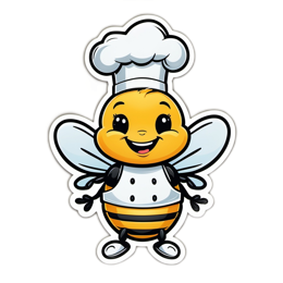 cooking bee chef SVG PNG design
