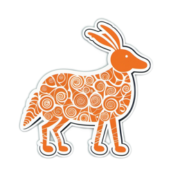 artistic orange SVG PNG design