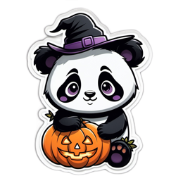 panda pumpkin SVG PNG design