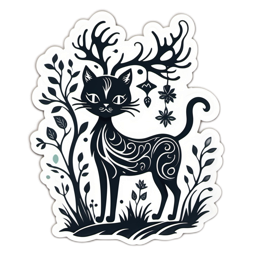 fantasy cattail SVG PNG design with clean design elements