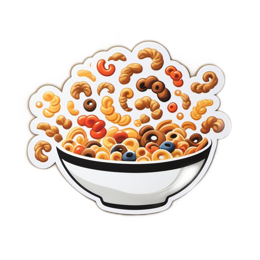 cereal bowl SVG PNG design