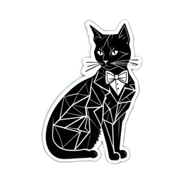 cat tuxedo SVG PNG design