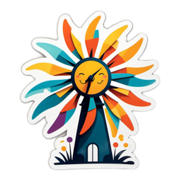 clock colorful SVG PNG design