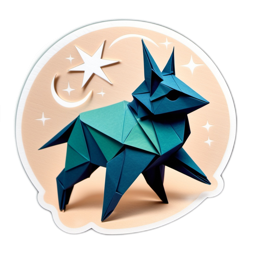 paper animal SVG PNG design with clean design elements