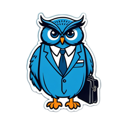 fantasy business owl SVG PNG design