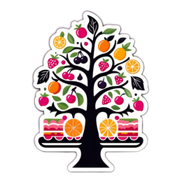 fruit tree SVG PNG design