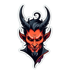 illustration devil SVG PNG design with clean design elements