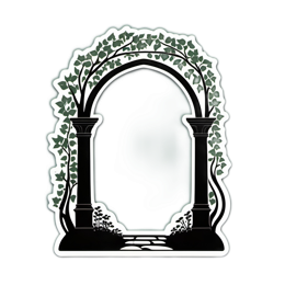 archway greenery SVG PNG design