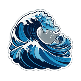 wave motion SVG PNG design