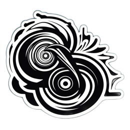 pattern vortex SVG PNG design with clean design elements