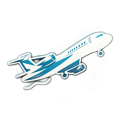 airplane takeoff SVG PNG design with clean design elements