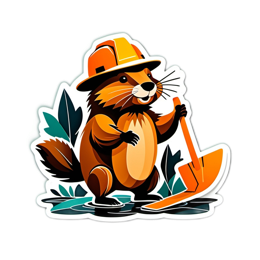 farm character digger SVG PNG design with clean design elements