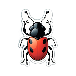 sticker bugs SVG PNG design with clean design elements