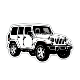 vehicle illustration SVG PNG design with clean design elements