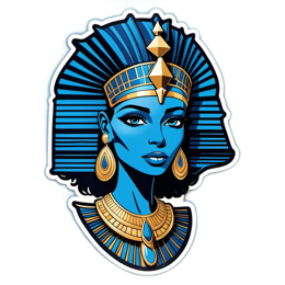 beautiful artistic portrait SVG PNG design with clean design elements