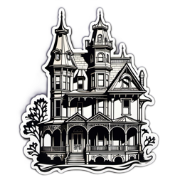 victorian house SVG PNG design
