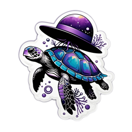 turtle space corals SVG PNG design