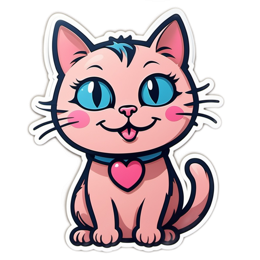 cartoon cat SVG PNG design